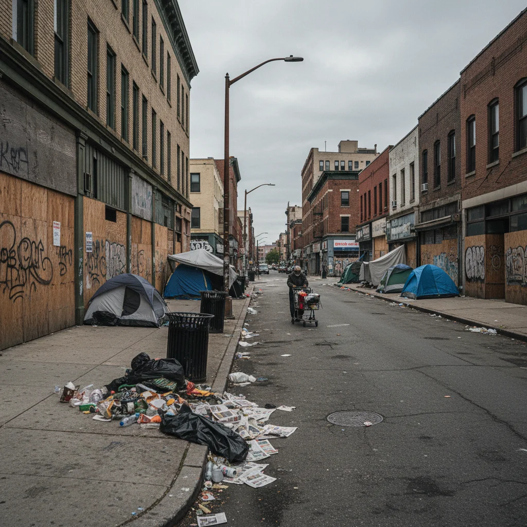 Communist policies destroying cities