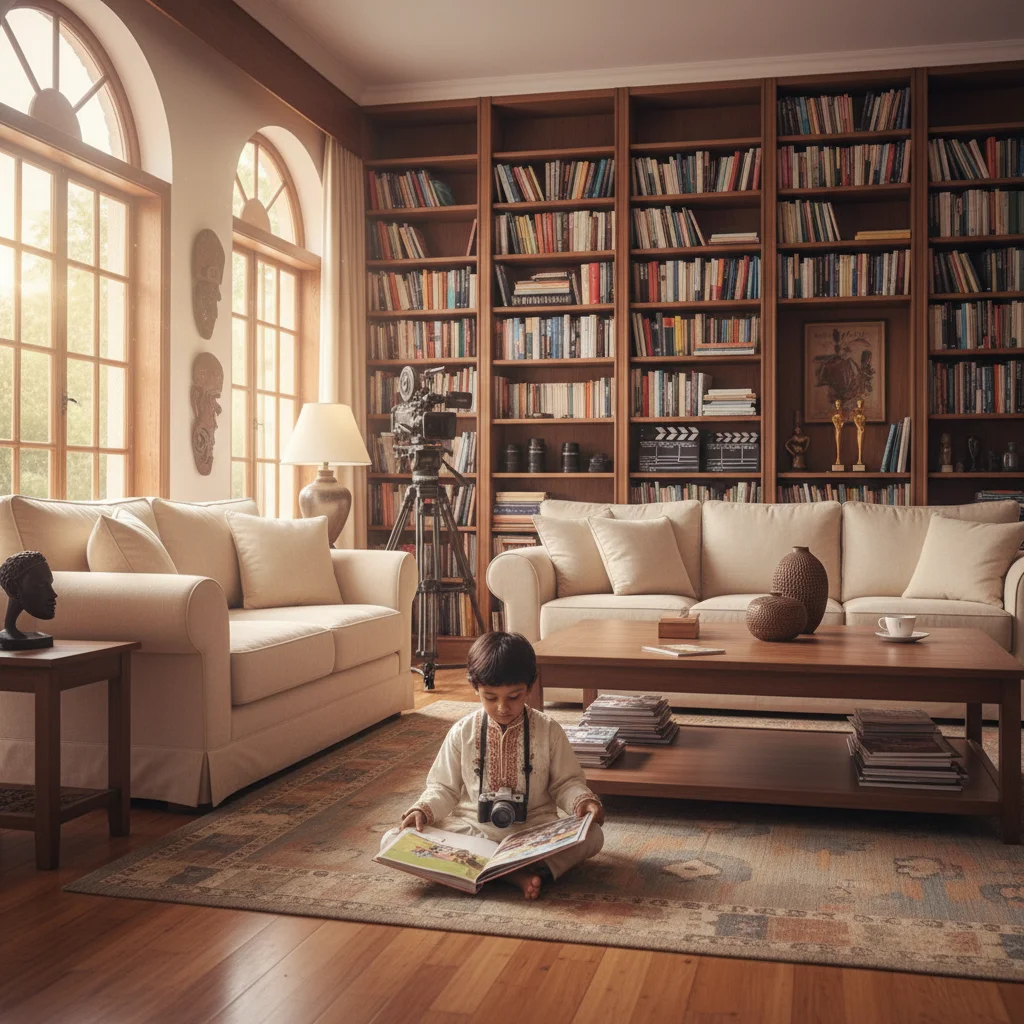 Wealthy upbringing in Uganda